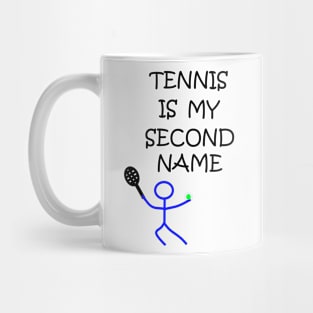 Stick Figure Tennis Mug